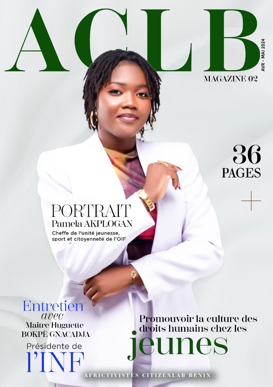 ACLB Magazine N. 02 : Pamela AKPLOGAN : Symbole d’une Jeunesse Engagée