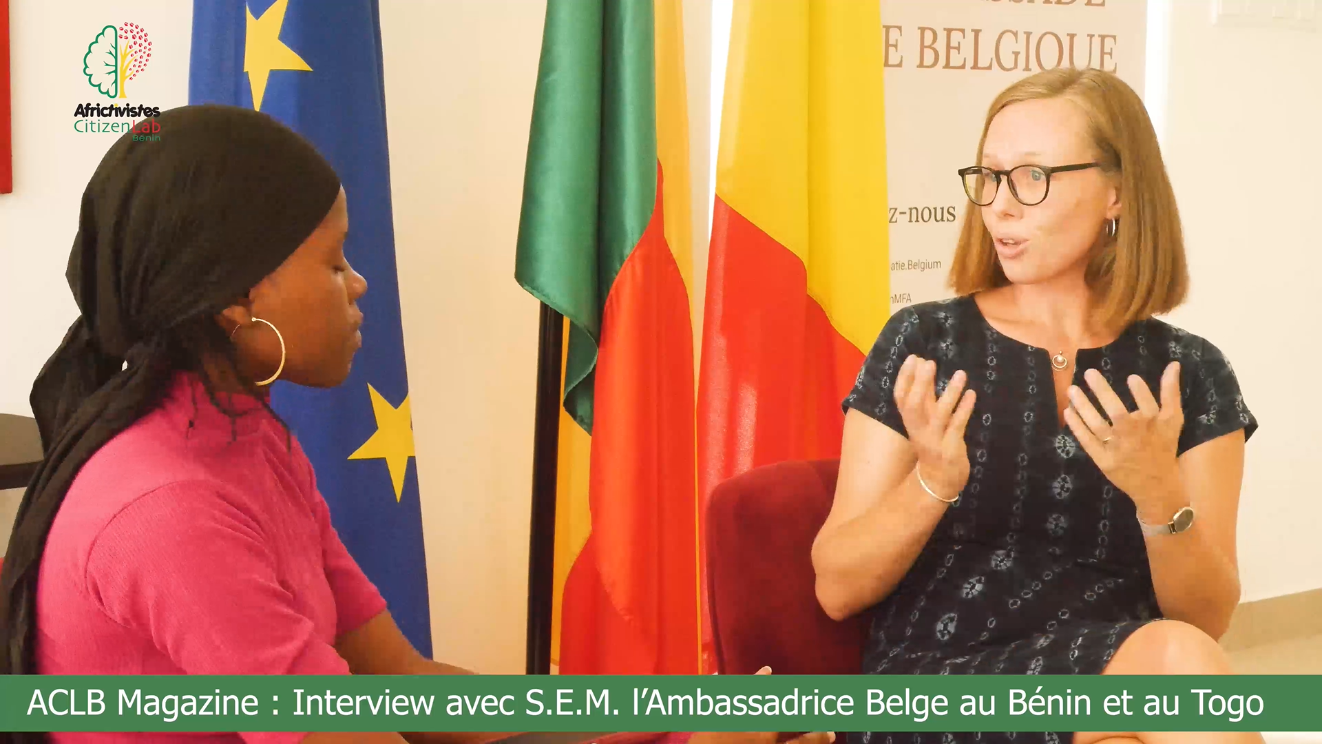 Entretien exclusif de ACLB avec l’Ambassadrice de Belgique au Bénin et au Togo