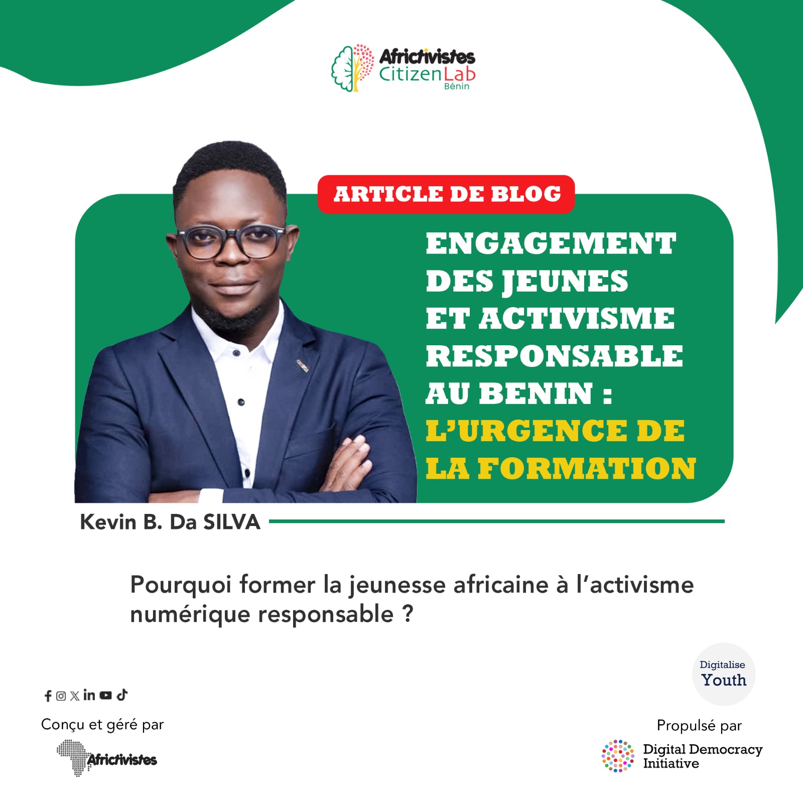 Engagement des jeunes et activisme responsable au Benin : l’urgence de la formation