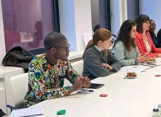 Ulrich Zinsou en Séance de travail avec le Ministre des Affaires étrangères et de la coopération à Bruxelles