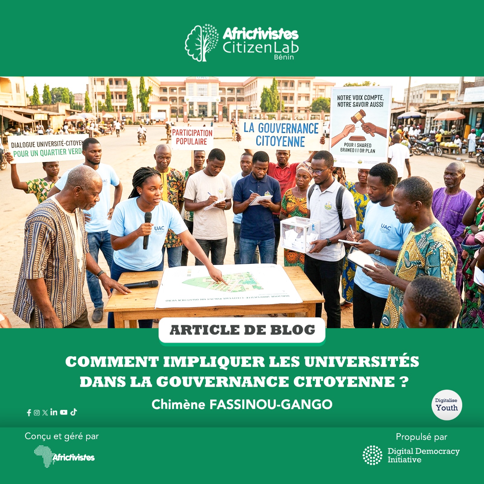 Comment impliquer les universités dans la gouvernance citoyenne ?
