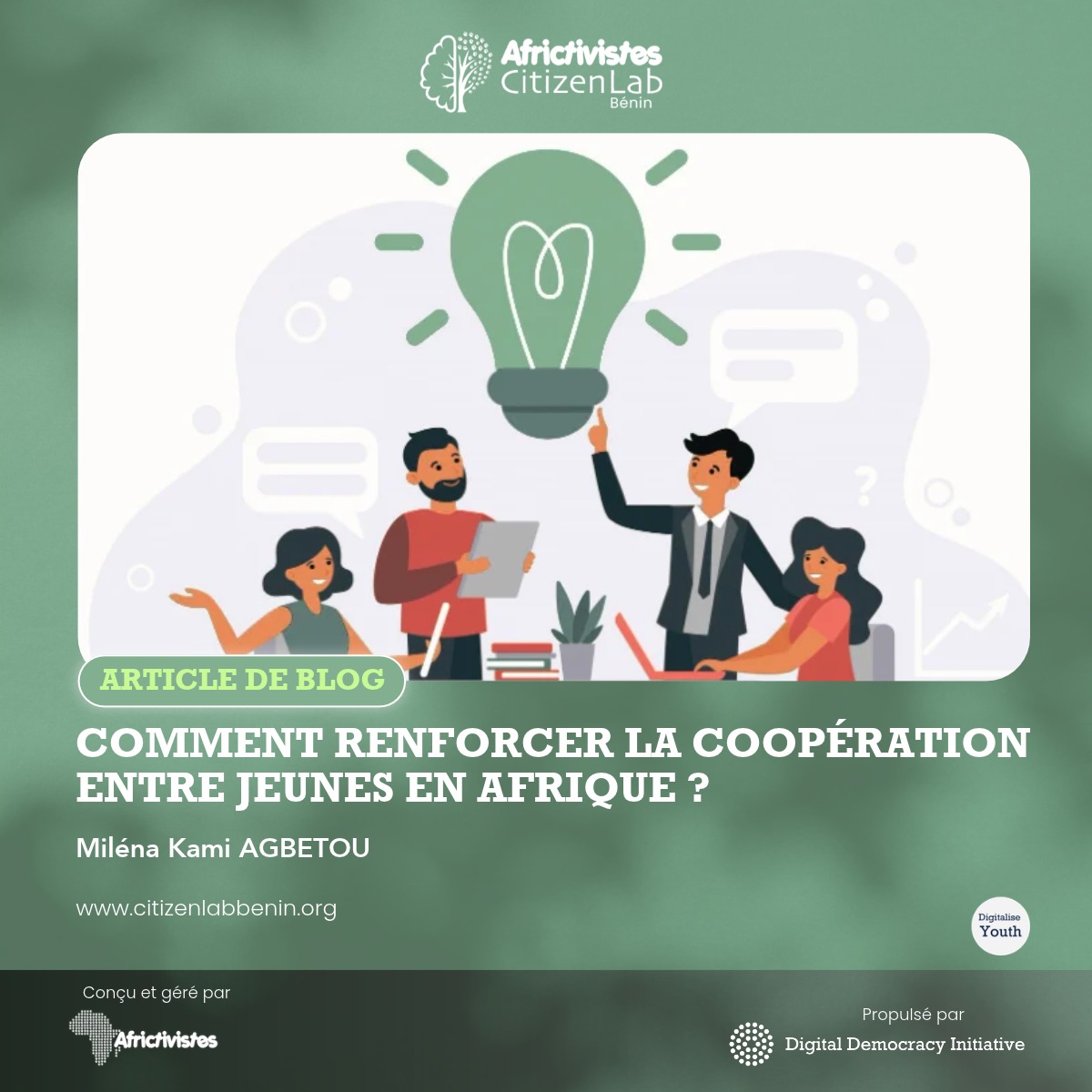 Comment renforcer la coopération entre jeunes en Afrique ?
