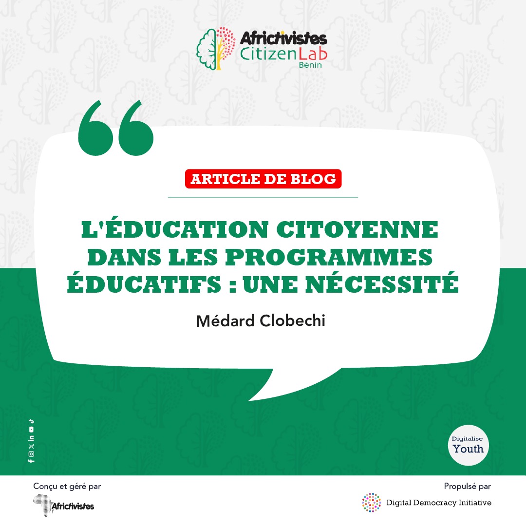 L’éducation citoyenne dans les programmes scolaires : une urgence pour l’avenir