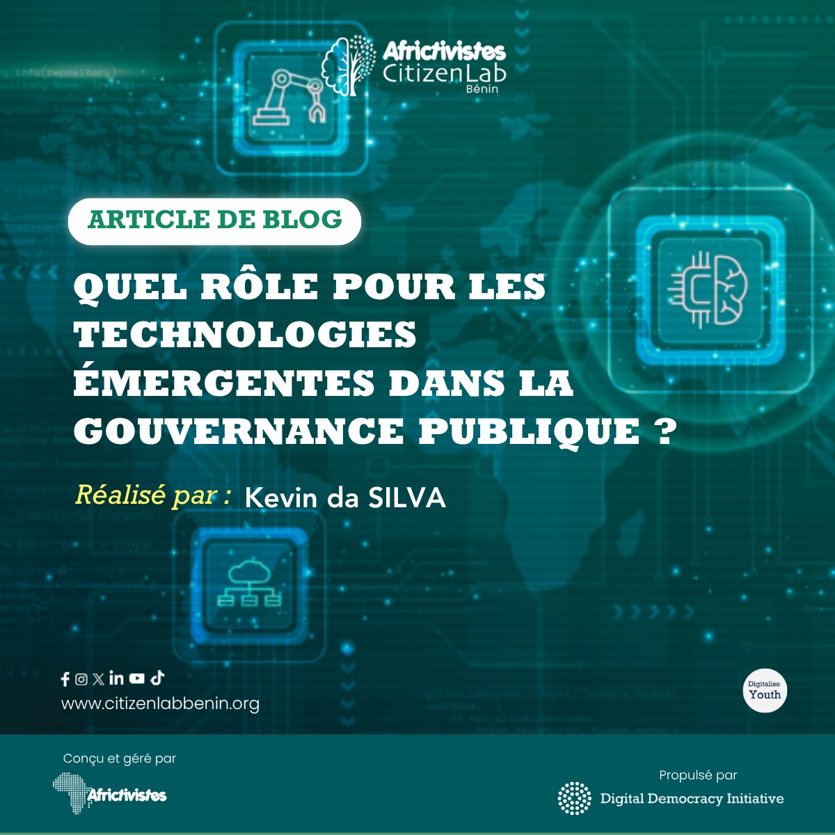 Quel rôle pour les technologies émergentes dans la gouvernance publique ?