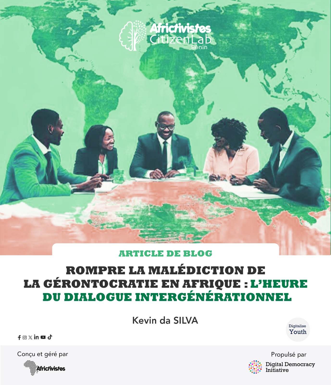 Jeunesse et gouvernance en Afrique : pourquoi renforcer le dialogue intergénérationnel ?